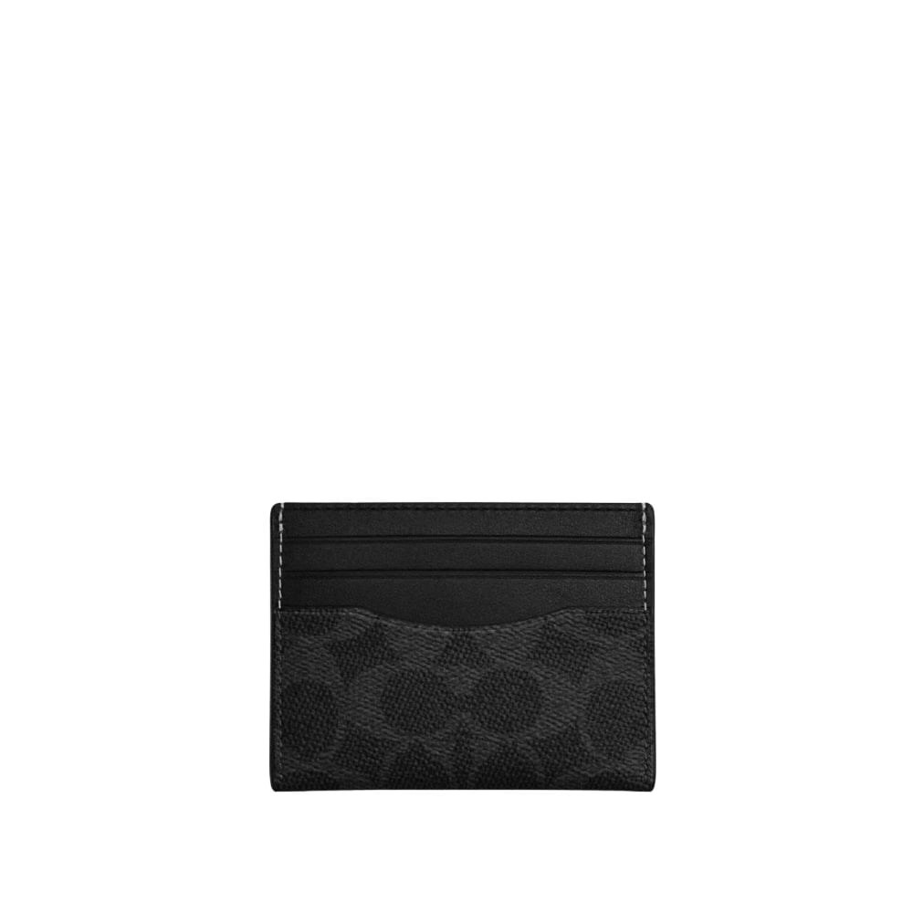 Slim Id Card Case In Signature Canvas