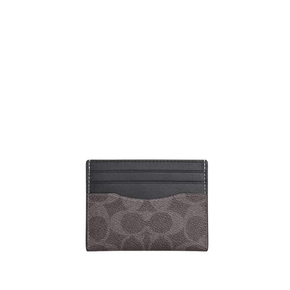 Slim Id Card Case In Signature Canvas