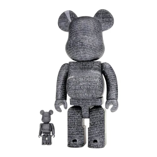 Bearbrick The British Museum (The Rosetta Stone) 100% & 400% Set