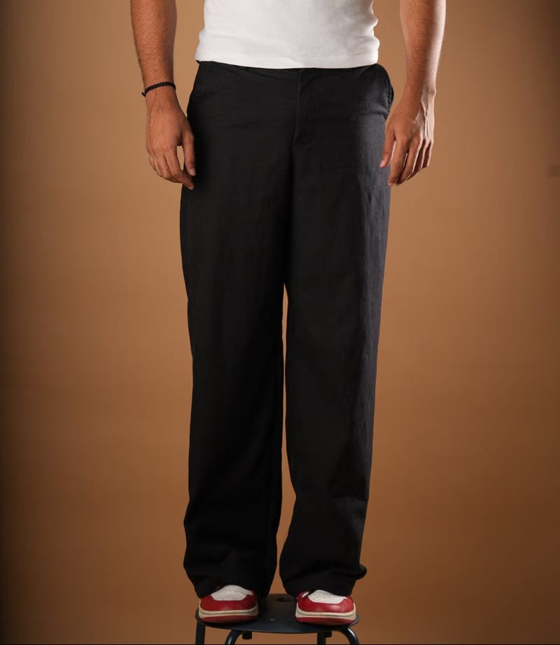 Black Linen Pants