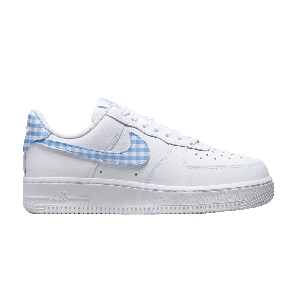 Wmns Air Force 1 '07 Essential 'University Blue Gingham'