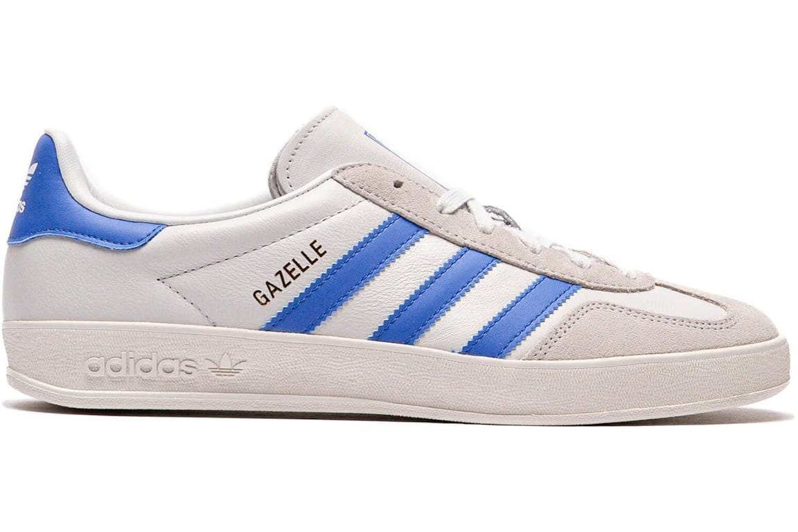 adidas Gazelle Indoor Crystal White Blue Grey