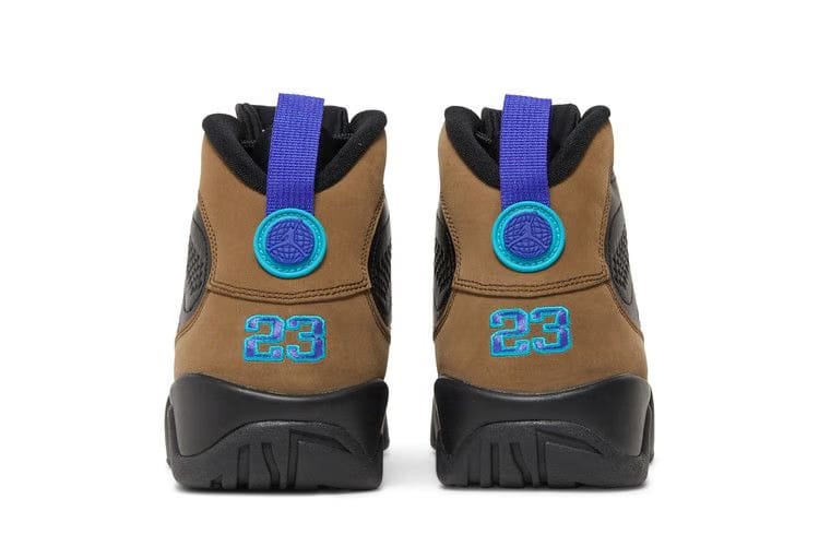 Air Jordan 9 Retro BlackBright ConcordLight Olive