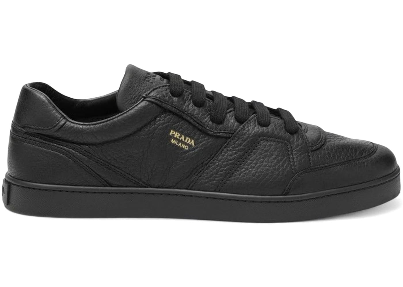 Prada Leather Sneakers Black