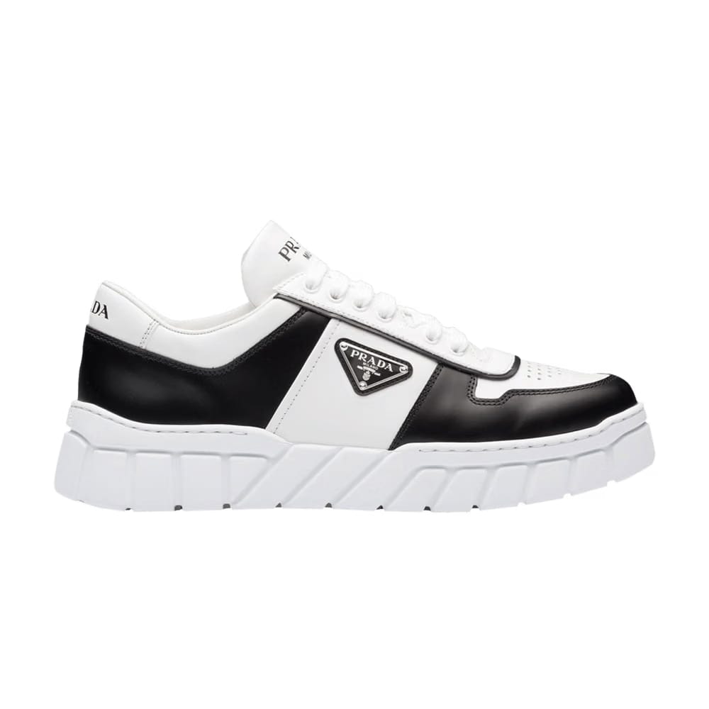 Prada Leather Sneakers Black