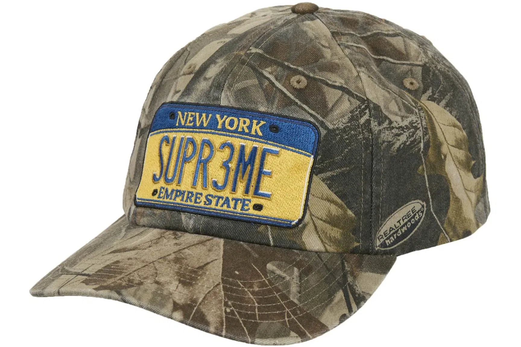 Supreme License Plate 6-Panel (FW25) Camo