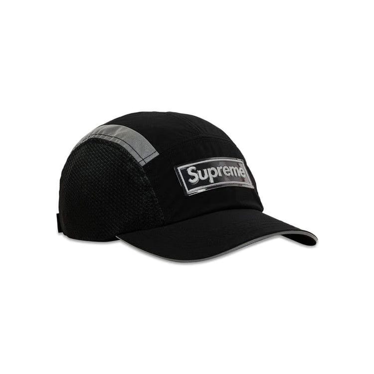 Supreme Side Mesh Camp Cap Black