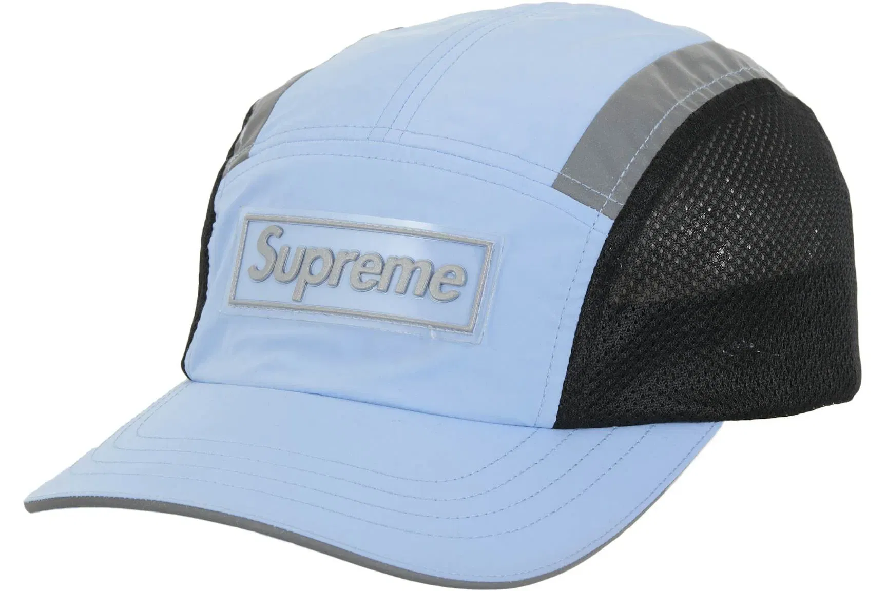 Supreme Side Mesh Camp Cap Light Blue
