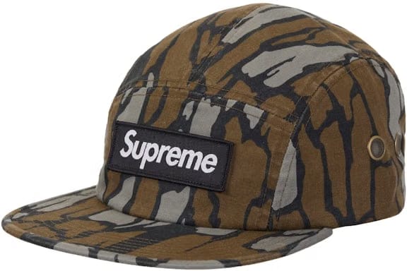 Supreme Military Camp Cap (SS25) Mossy Oak Trebark Camo