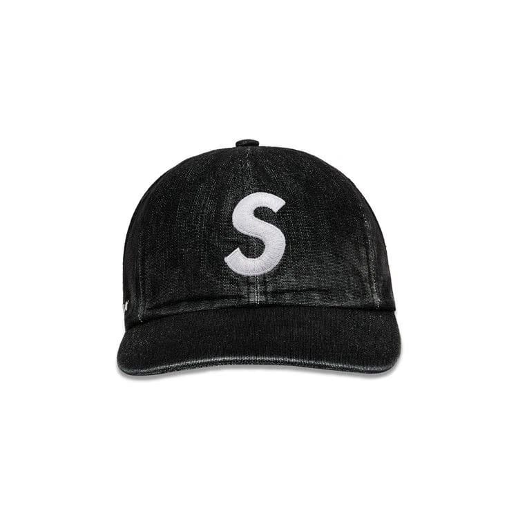 Supreme Cordura Denim S Logo 6-Panel Black