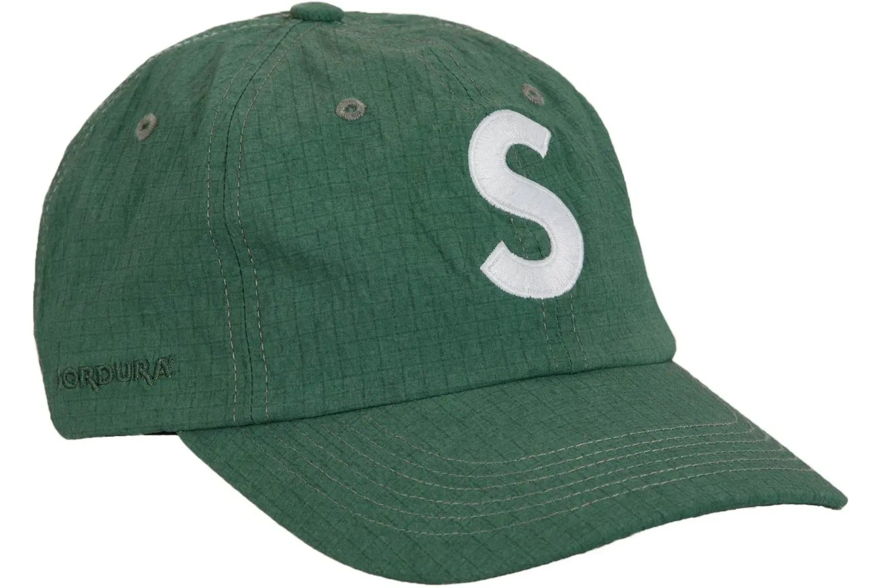 Supreme Cordura Ripstop S Logo 6-Panel Green