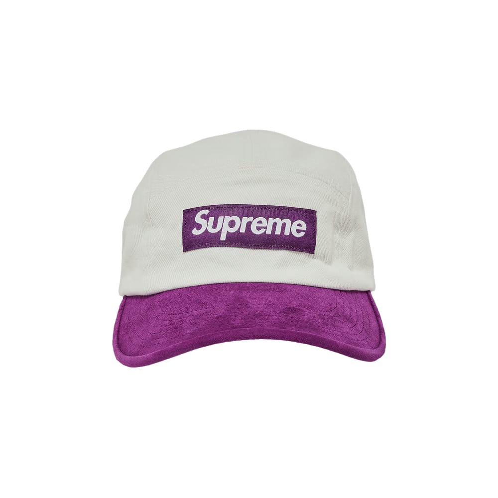 Supreme Suede Visor Camp Cap Natural