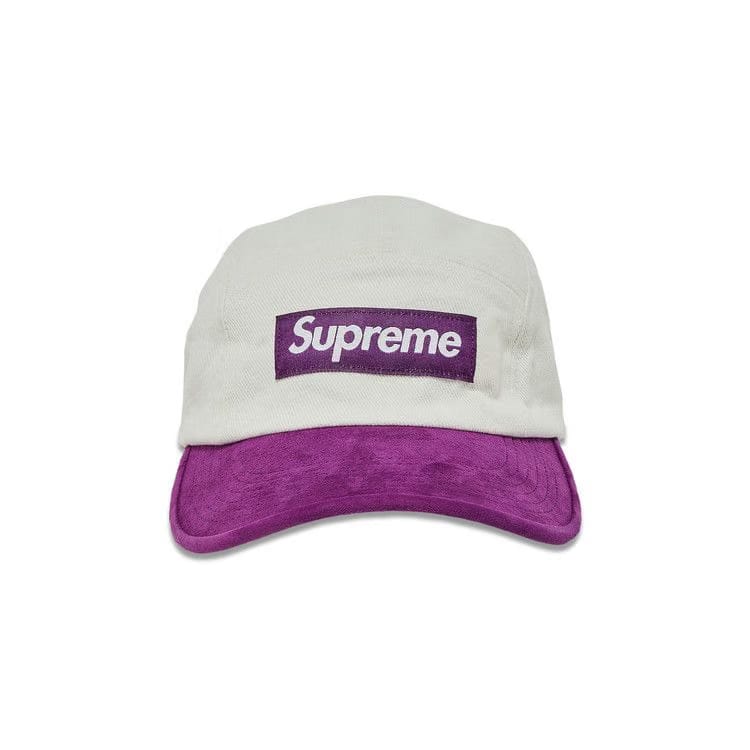 Supreme Suede Visor Camp Cap Natural