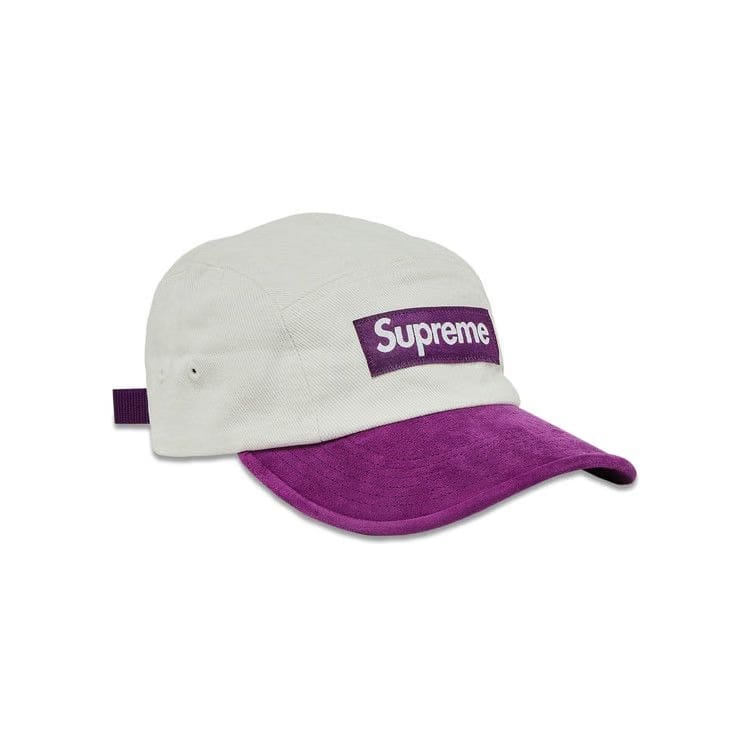 Supreme Suede Visor Camp Cap Natural
