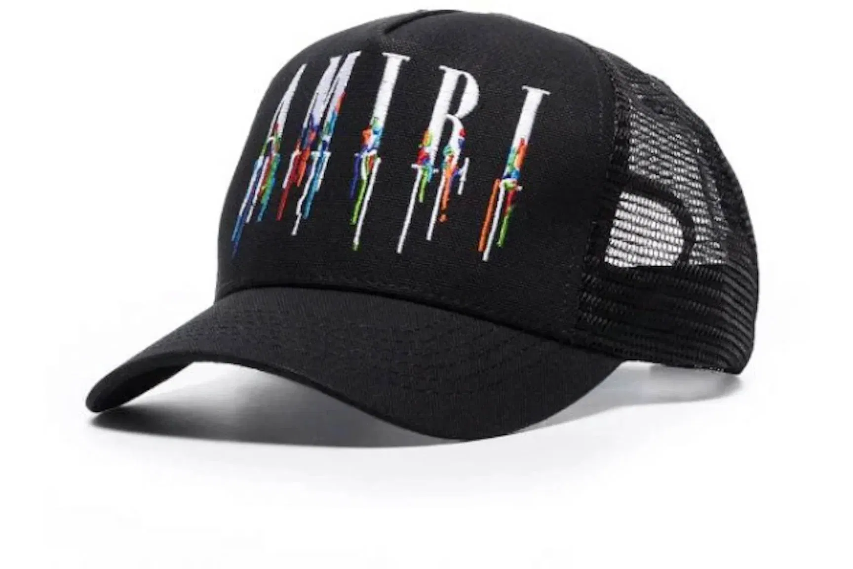 AMIRI Embroidered Paint Drip Core Logo Cap Black