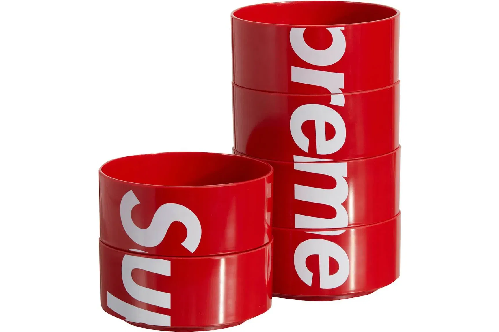 Supreme Heller Bowls (Set of 6) Red