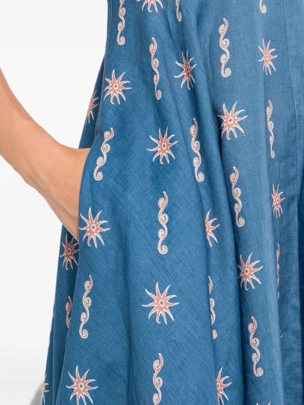 Acacia printed midi dress