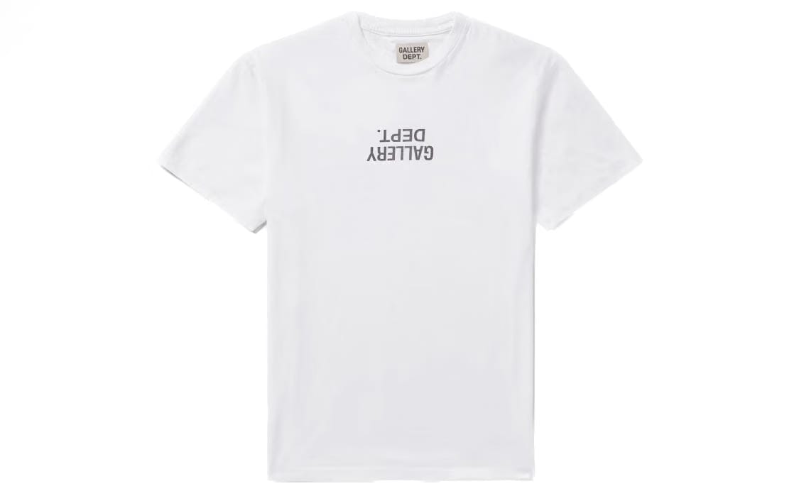 GALLERY DEPT ‘UPSIDE DOWN’ TEE - WHITE