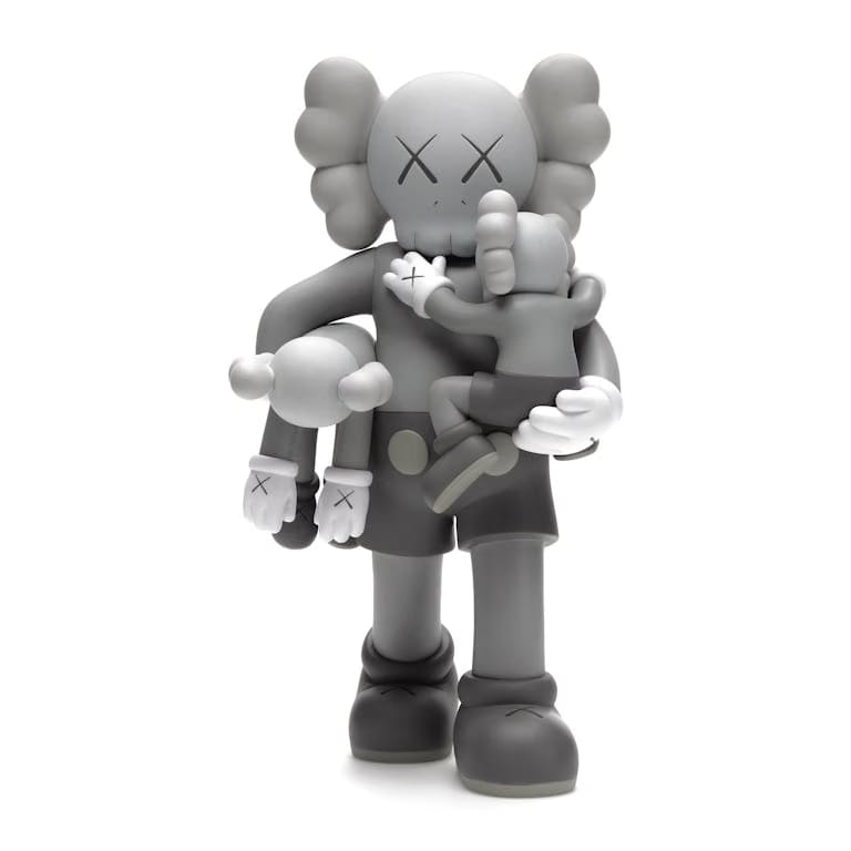 KAWS Clean Slate Vinyl Figure Grey