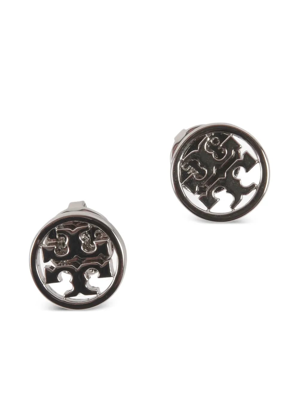 logo-detail stud earrings