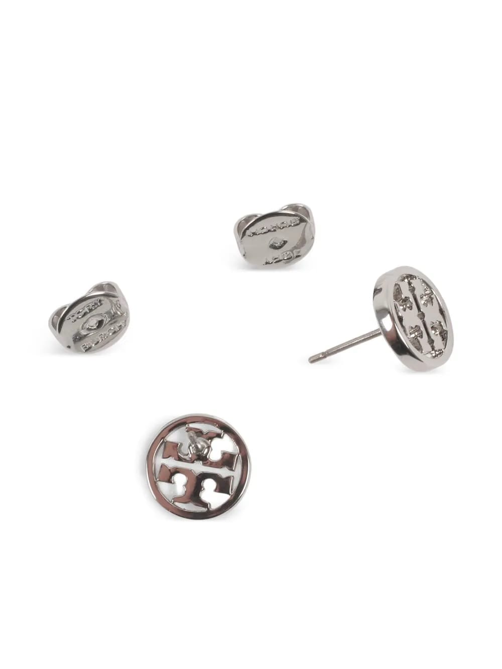 logo-detail stud earrings