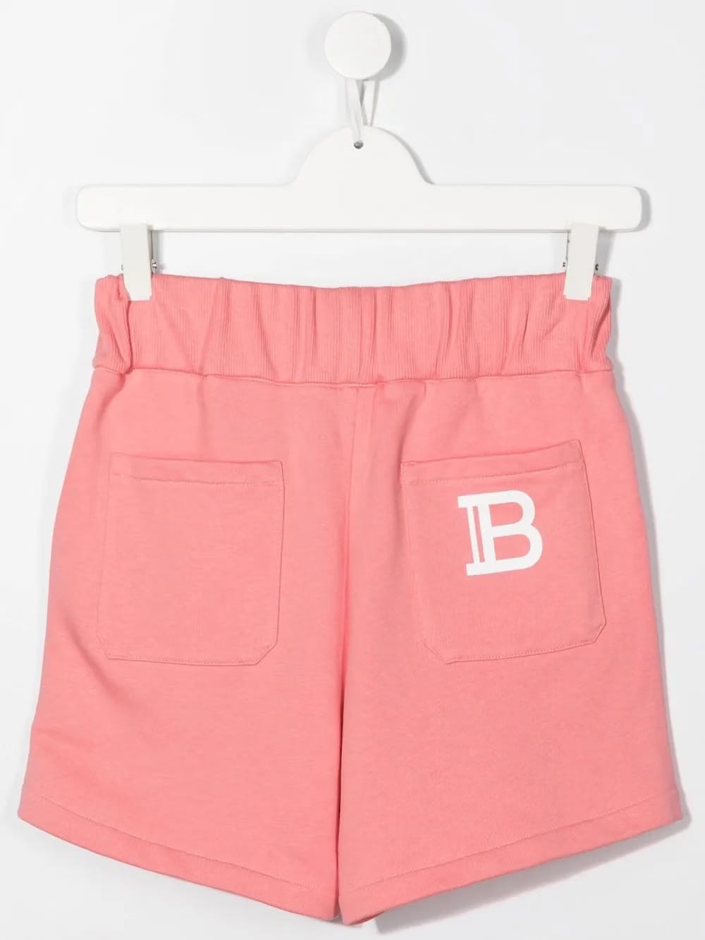 rear logo-print shorts