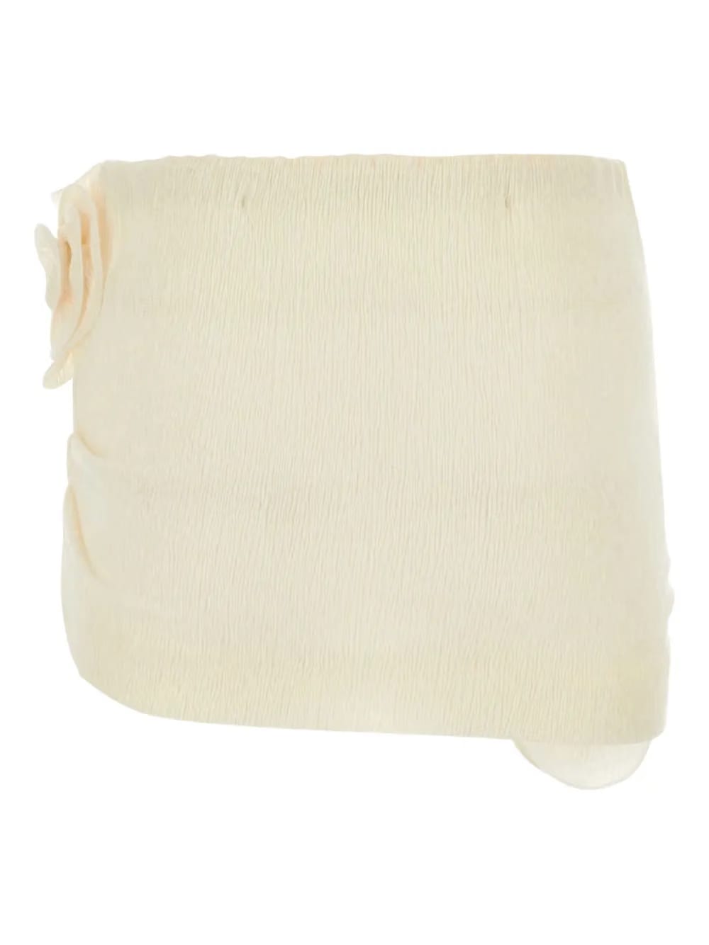 ruched-detail skirt