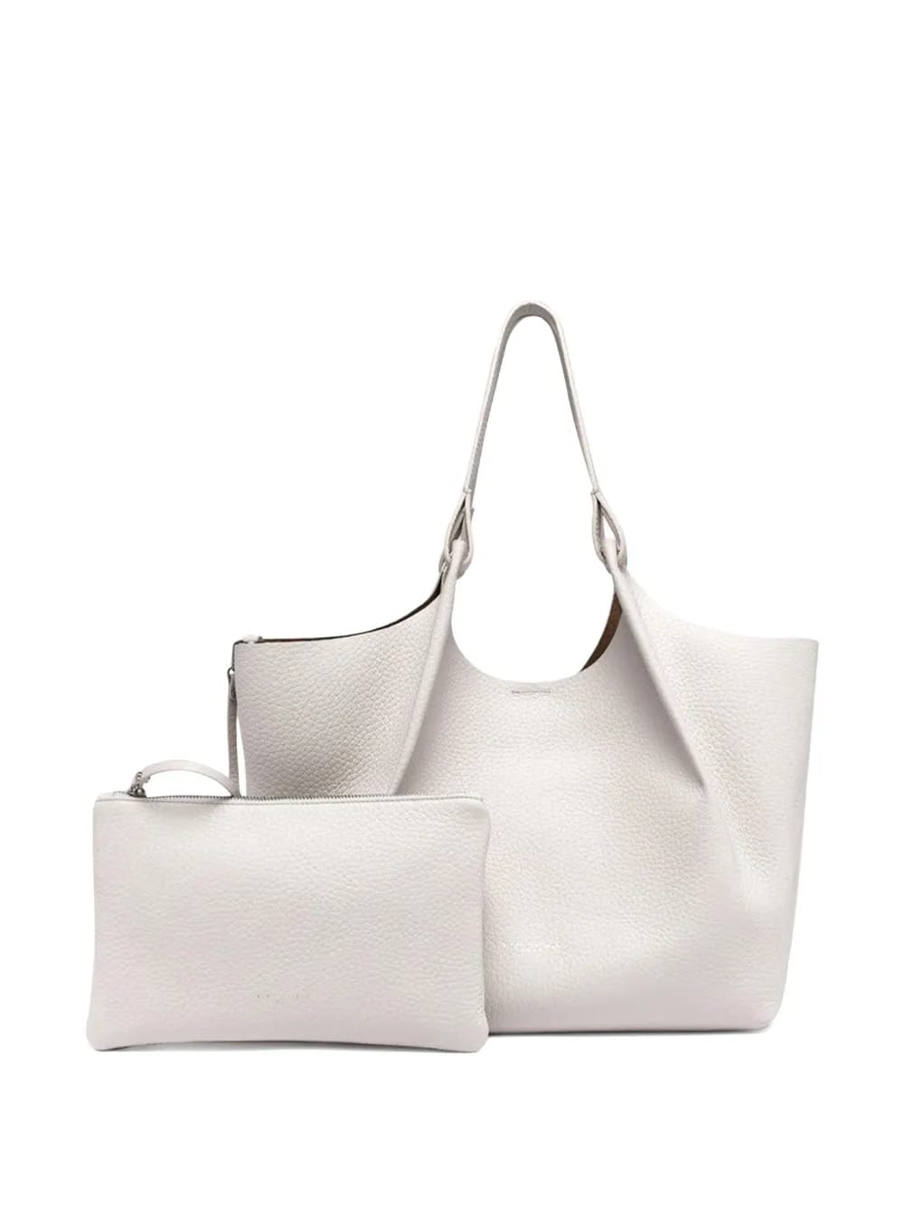 pebbled shoulder bag