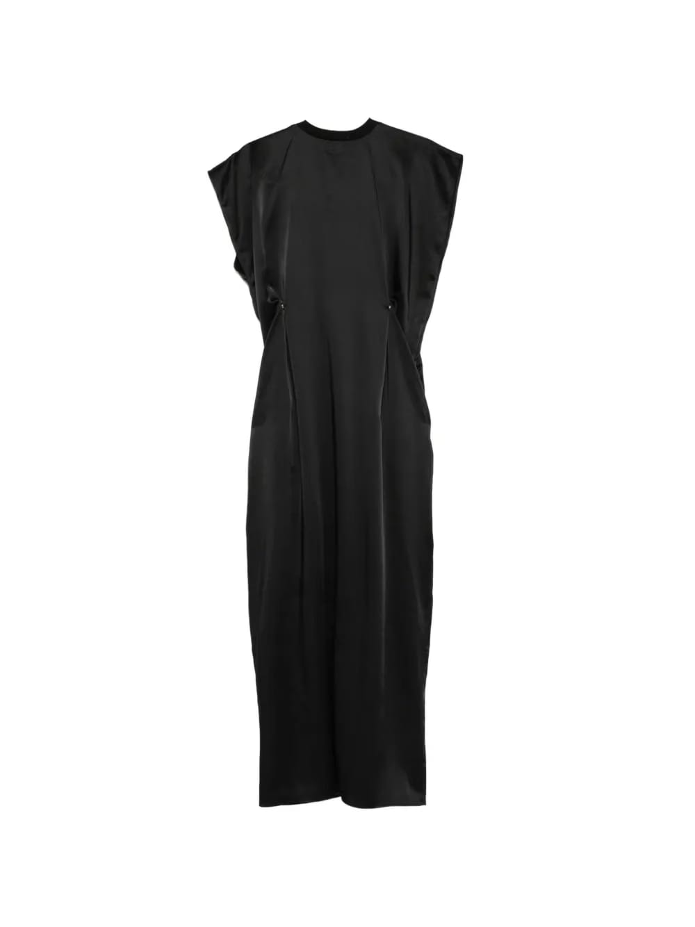 black maxi dress