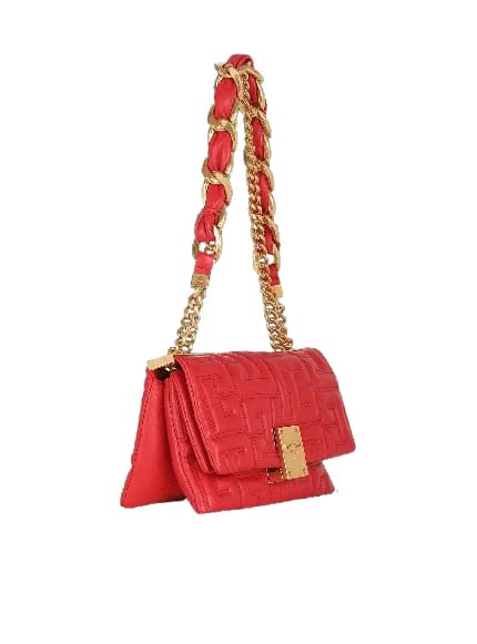 1945 Soft small bag in quilted leather (red)