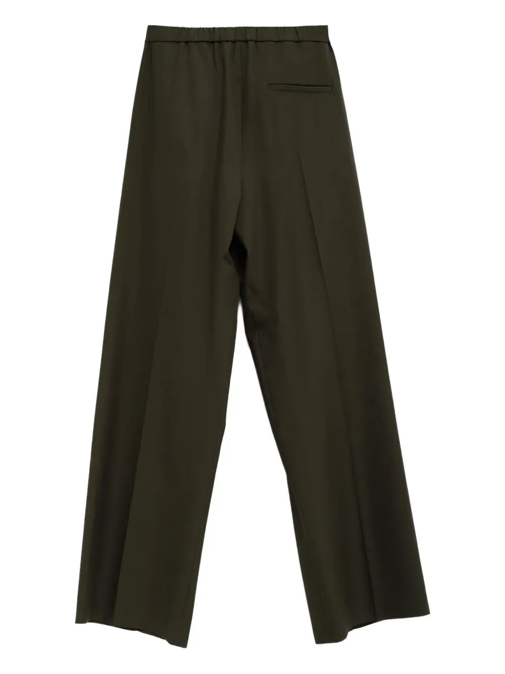 leather-trim trousers