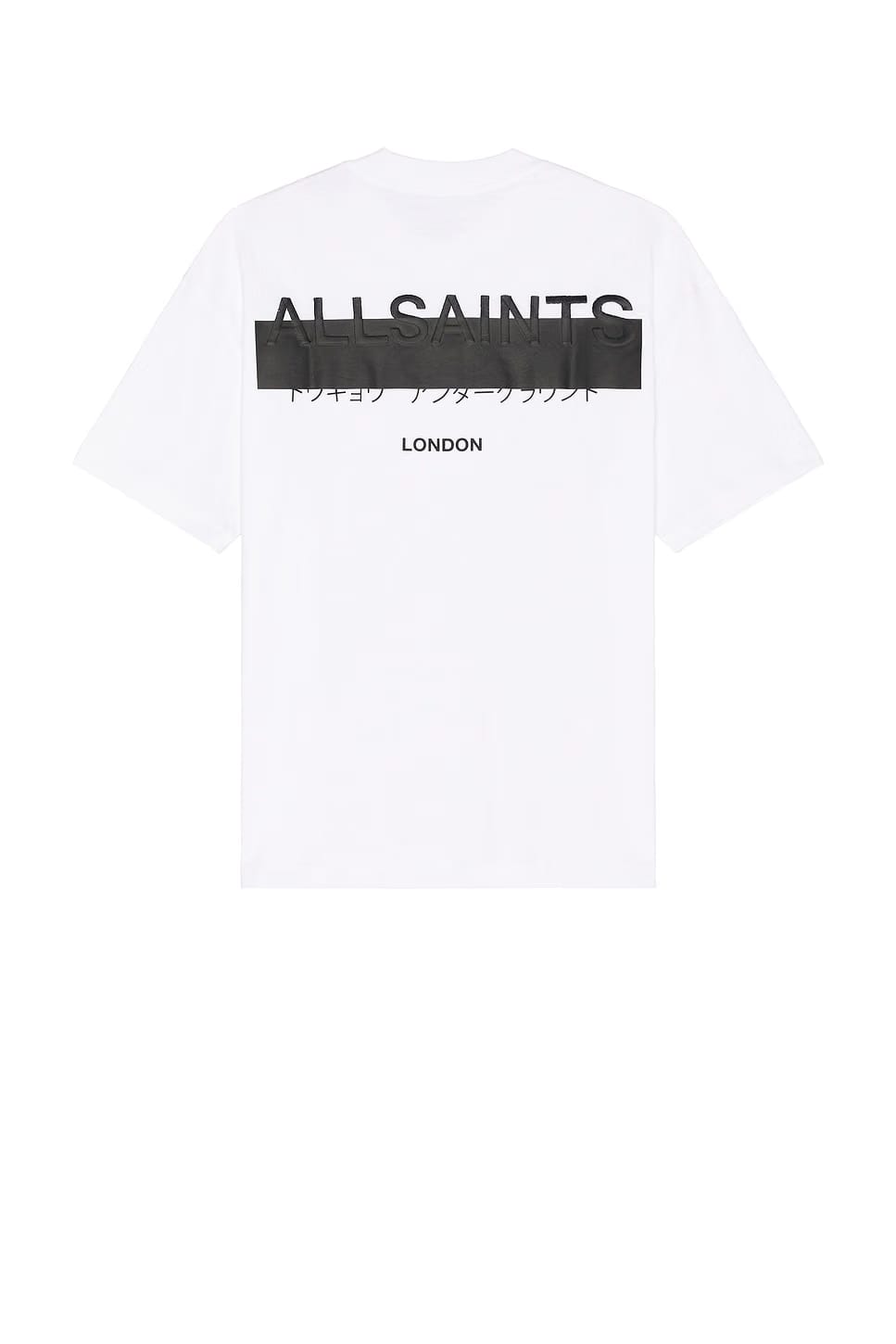 ALL SAINTS REDACT SS CREW ASHEN WHITE TSHIRT