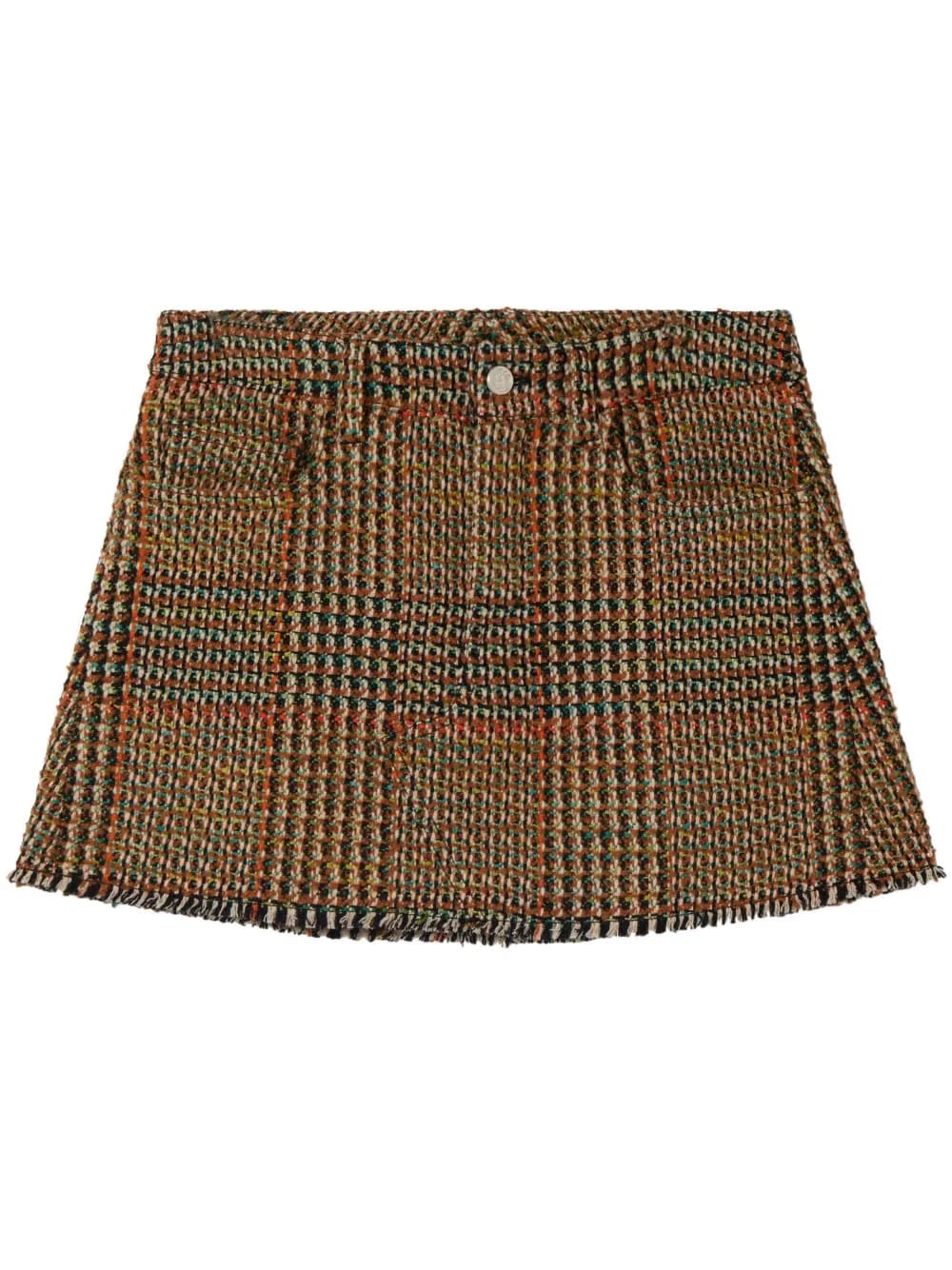 wool tweed mini skirt