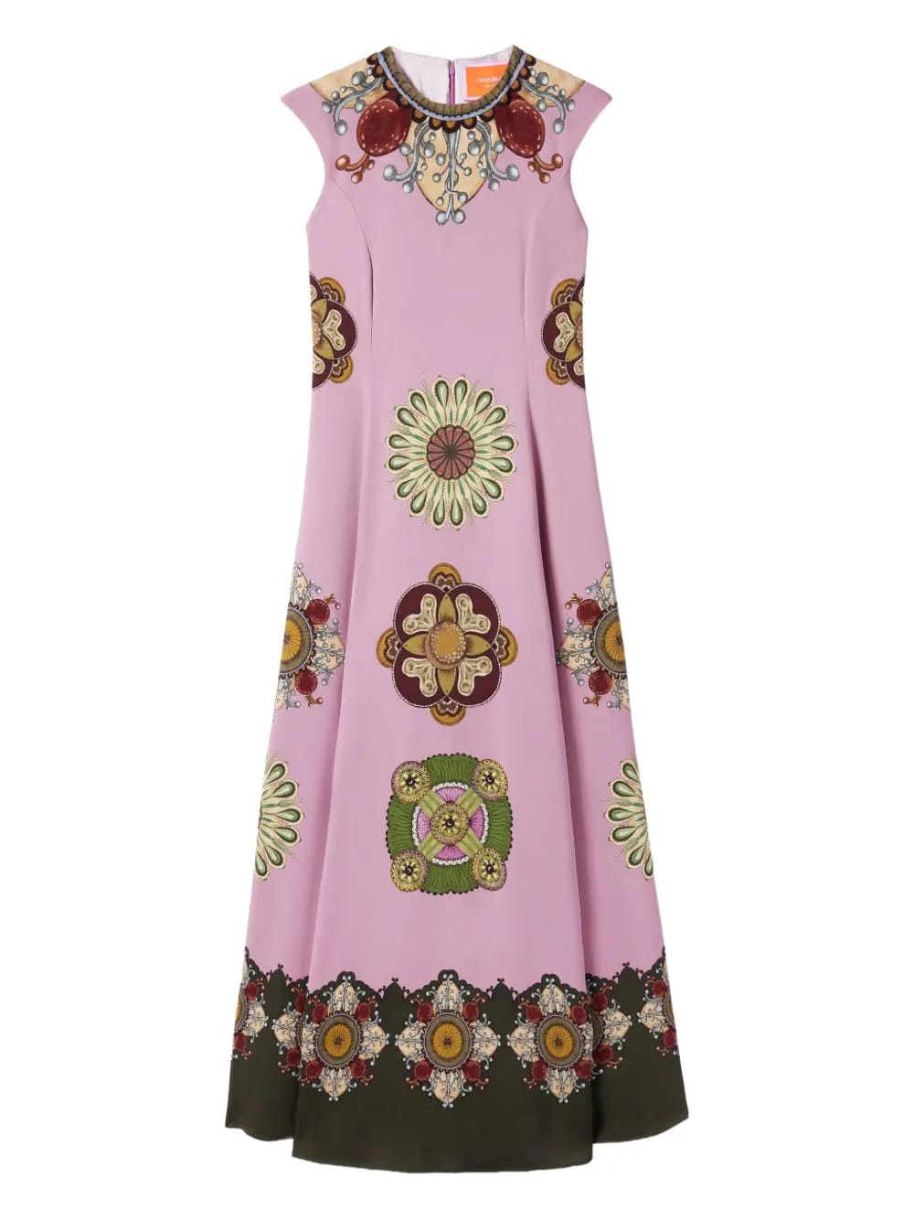 Park Ave print midi dress