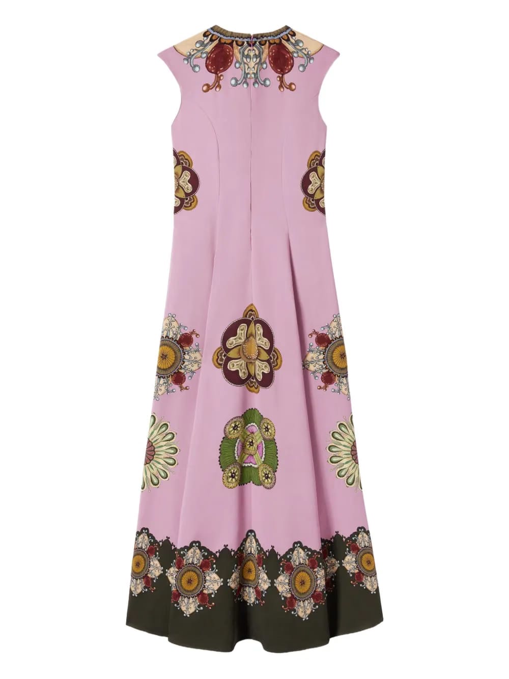 Park Ave print midi dress