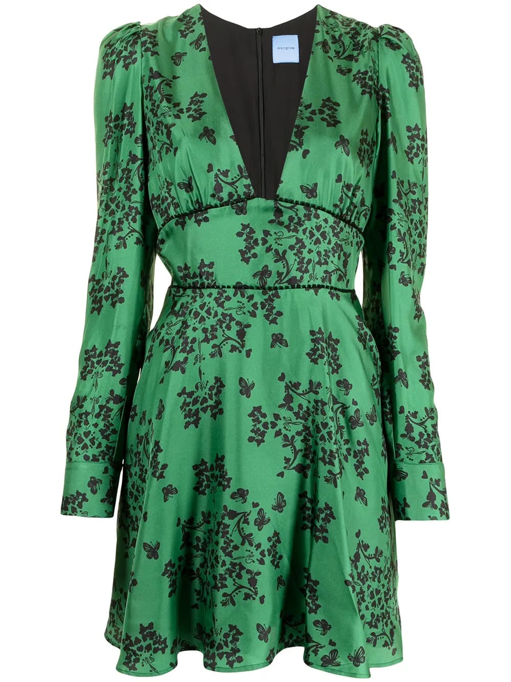 Fable silk mini dress