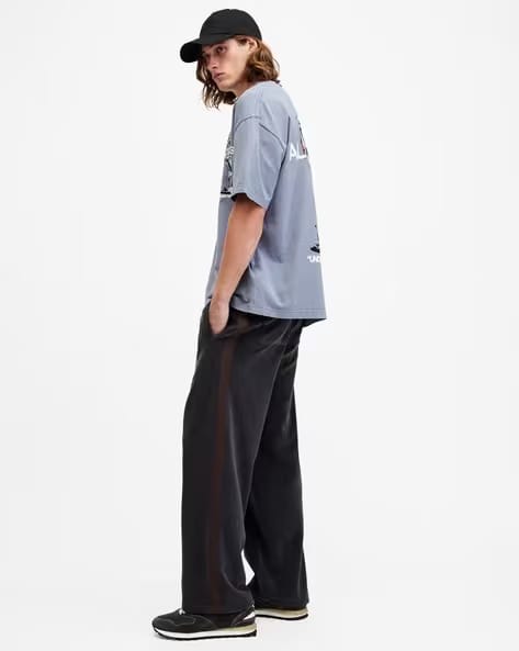 ALL SAINTS UNDERGANG SS CREW DAMSON BLUE
