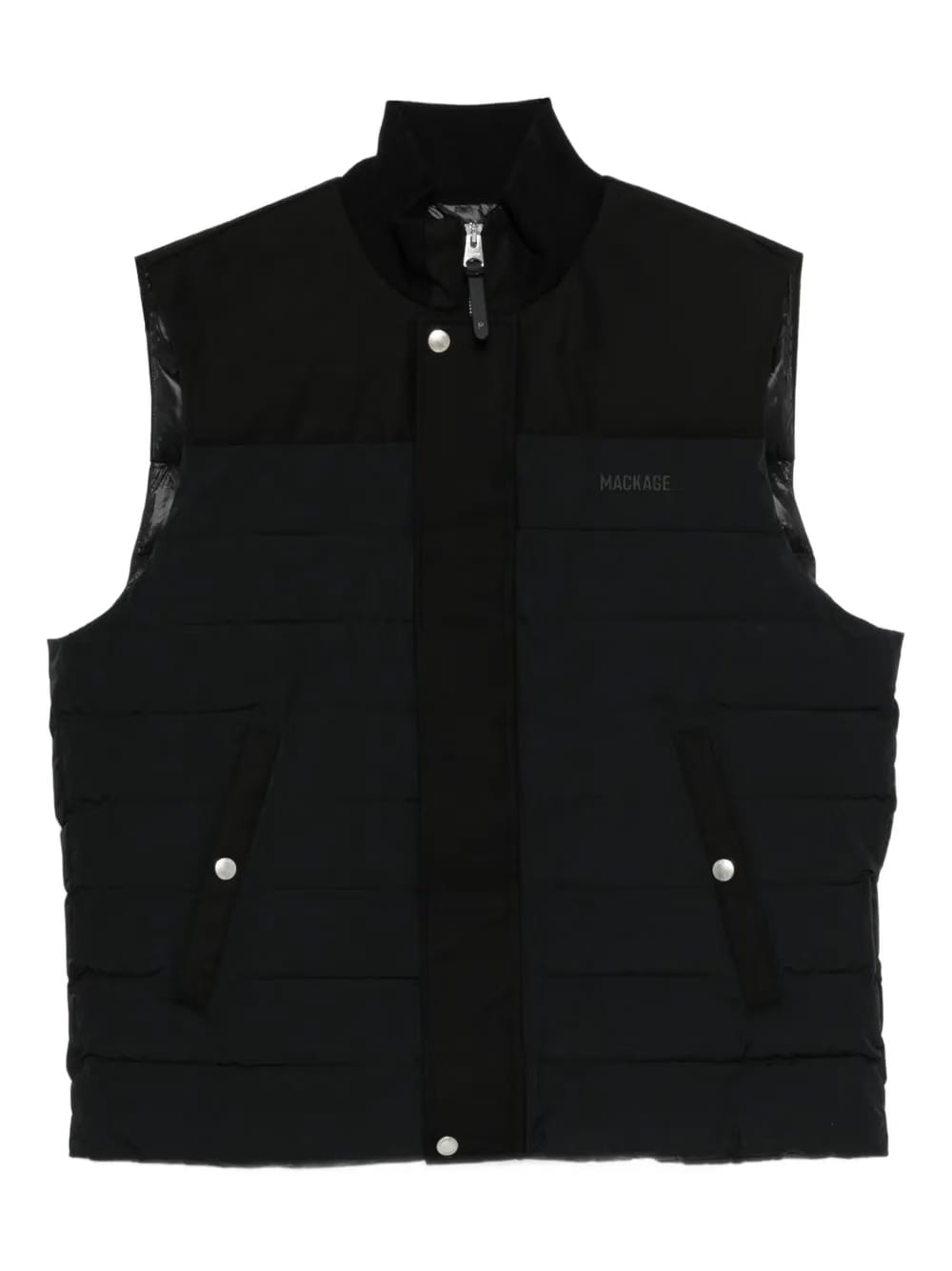 quilted-sleeveless waistcoat