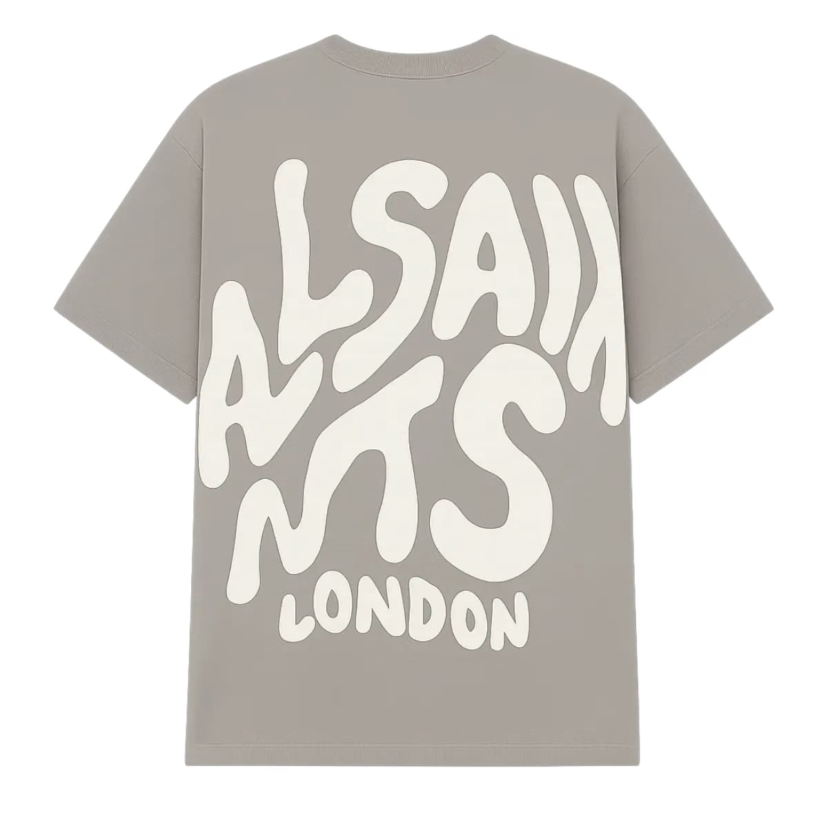 ALL SAINTS ORLANDO SS CREW TRINITY GREY