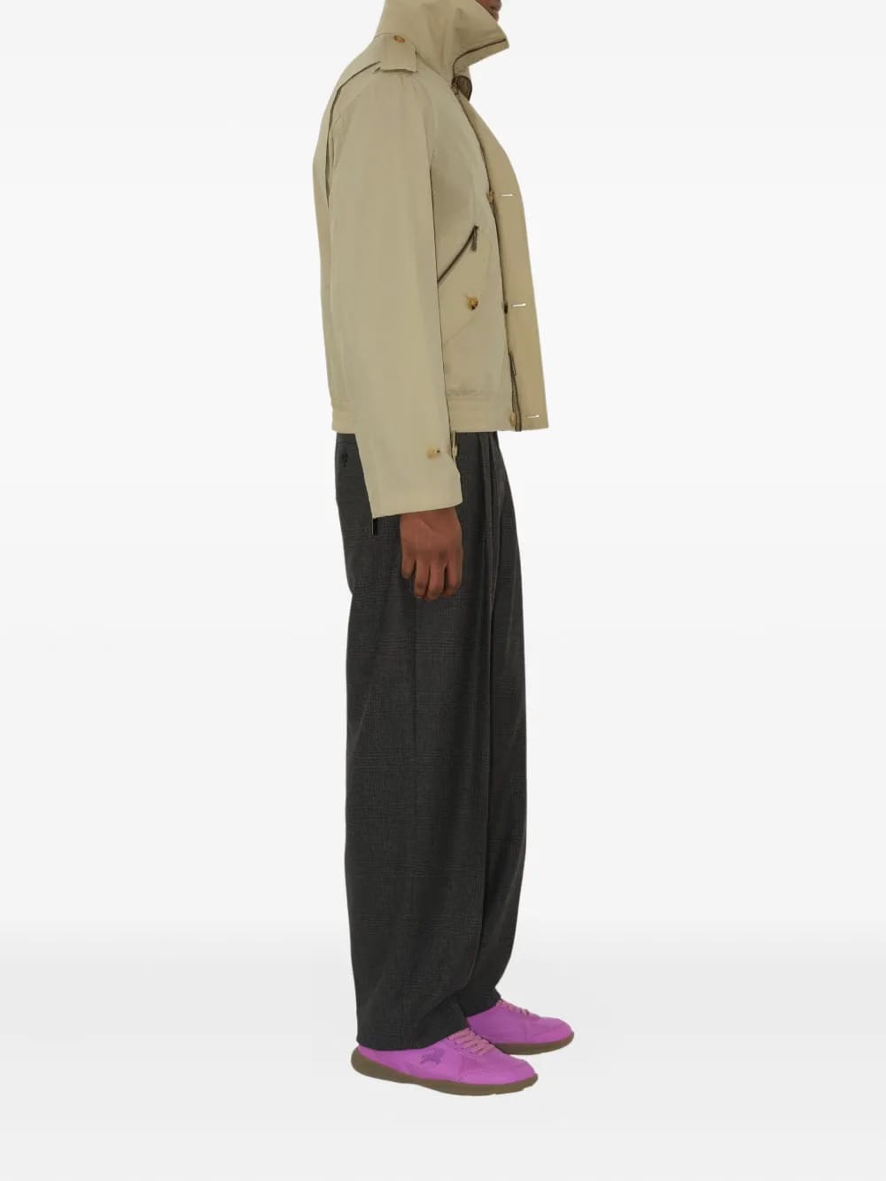 high-neck jacket