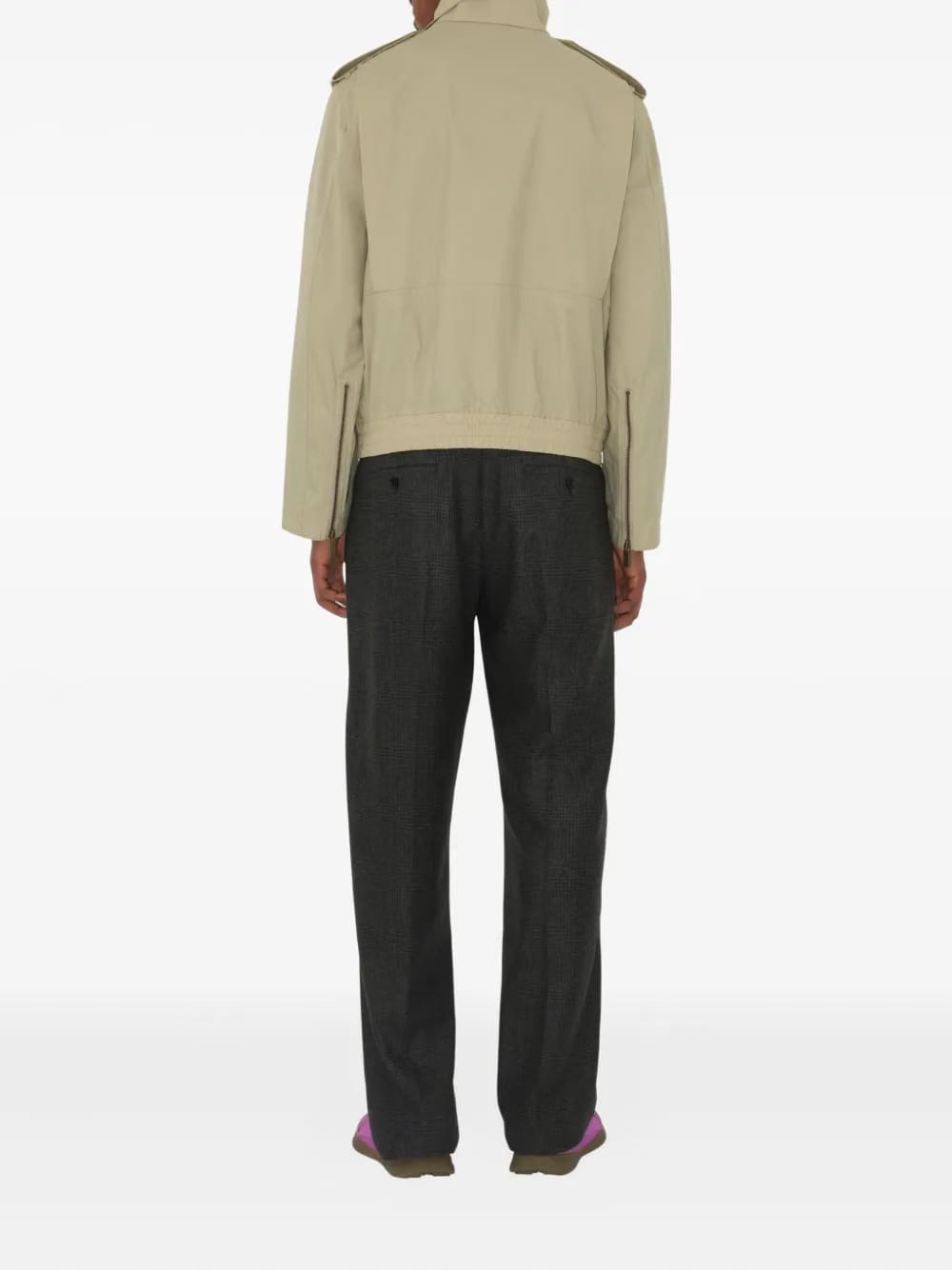 high-neck jacket