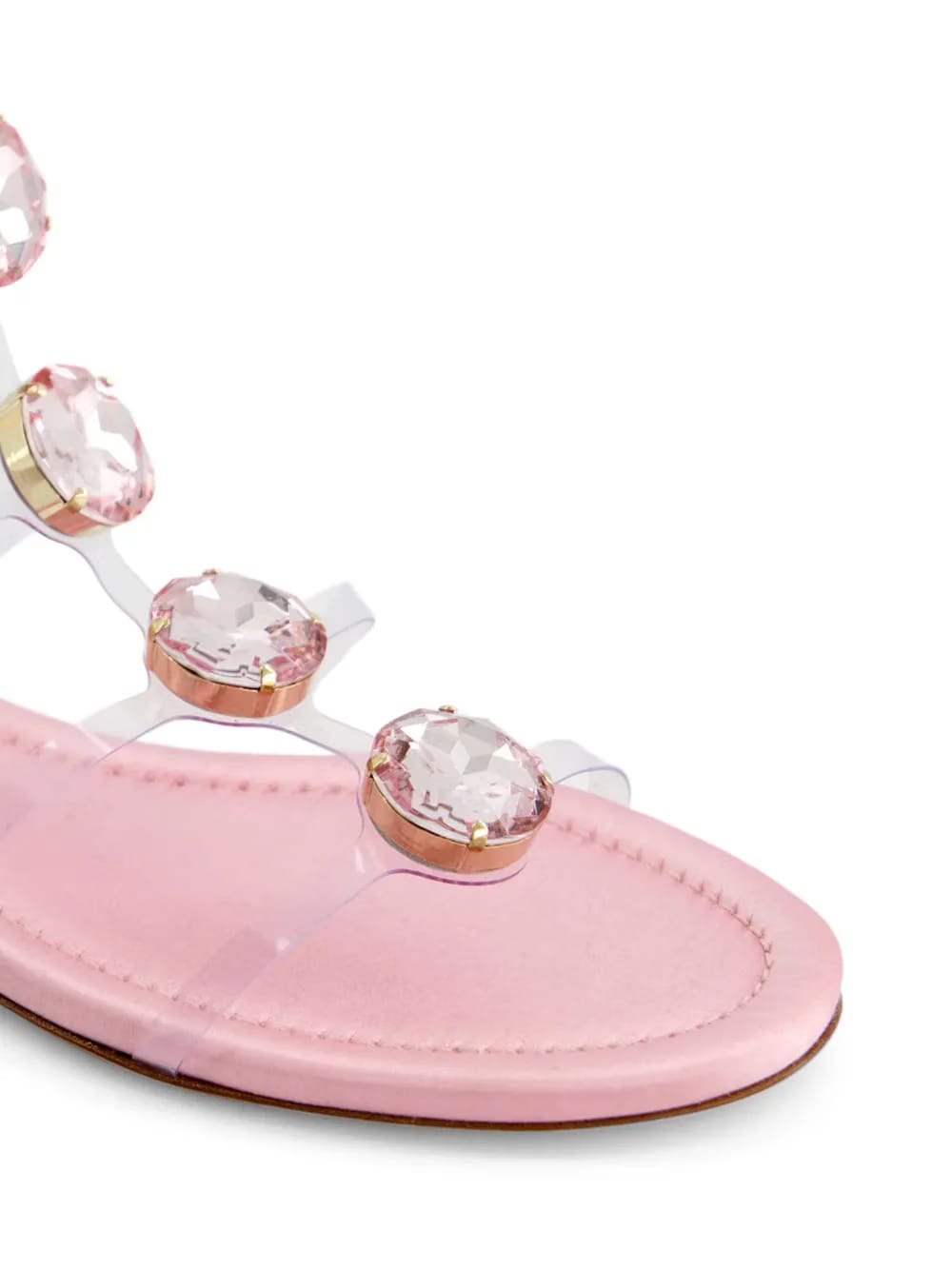 Diamond Clash flat sandals