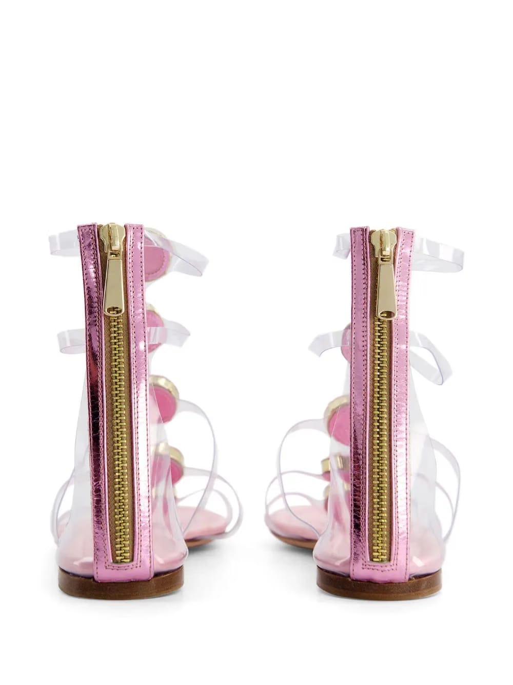 Diamond Clash flat sandals