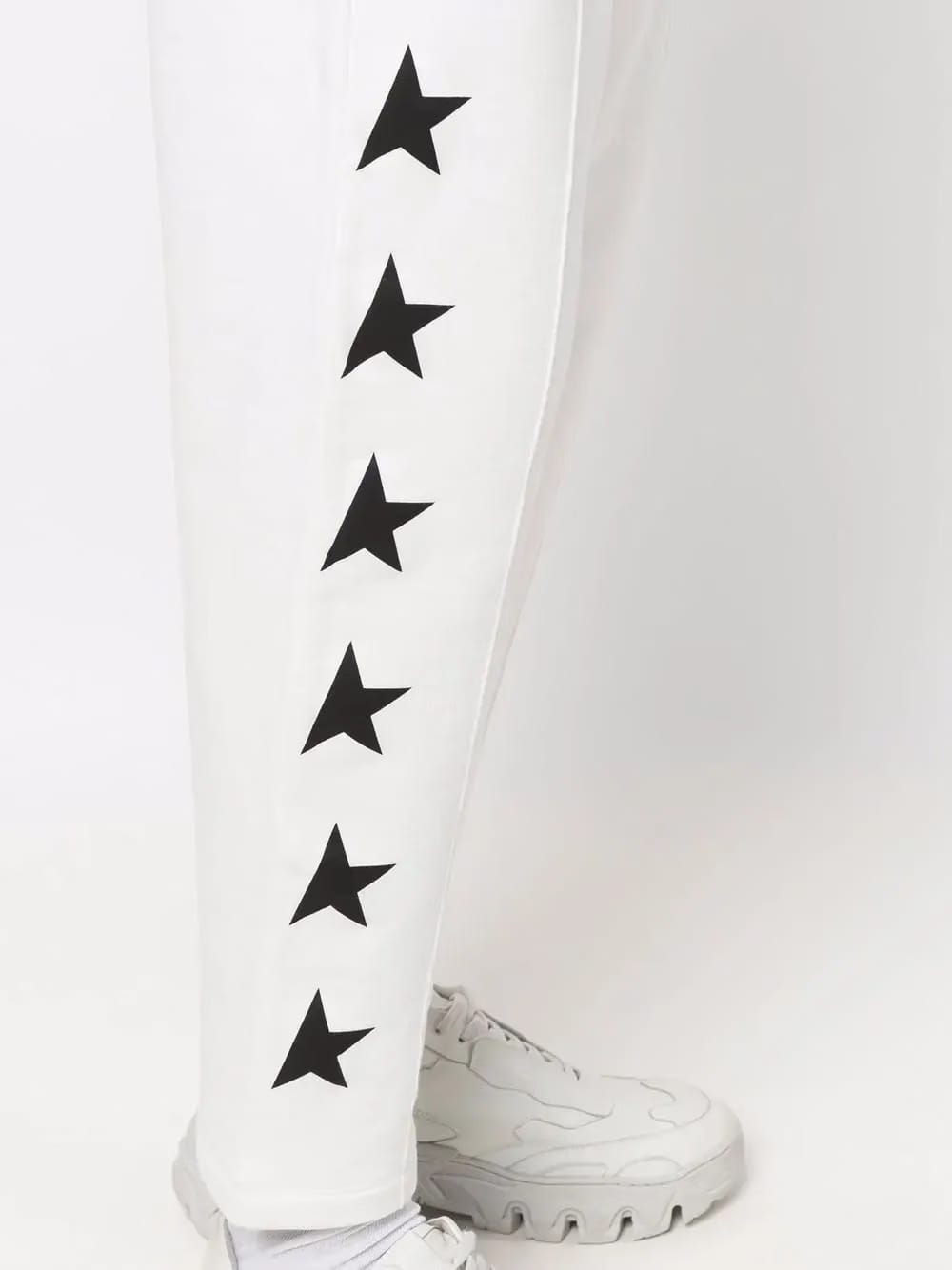 star print track pants