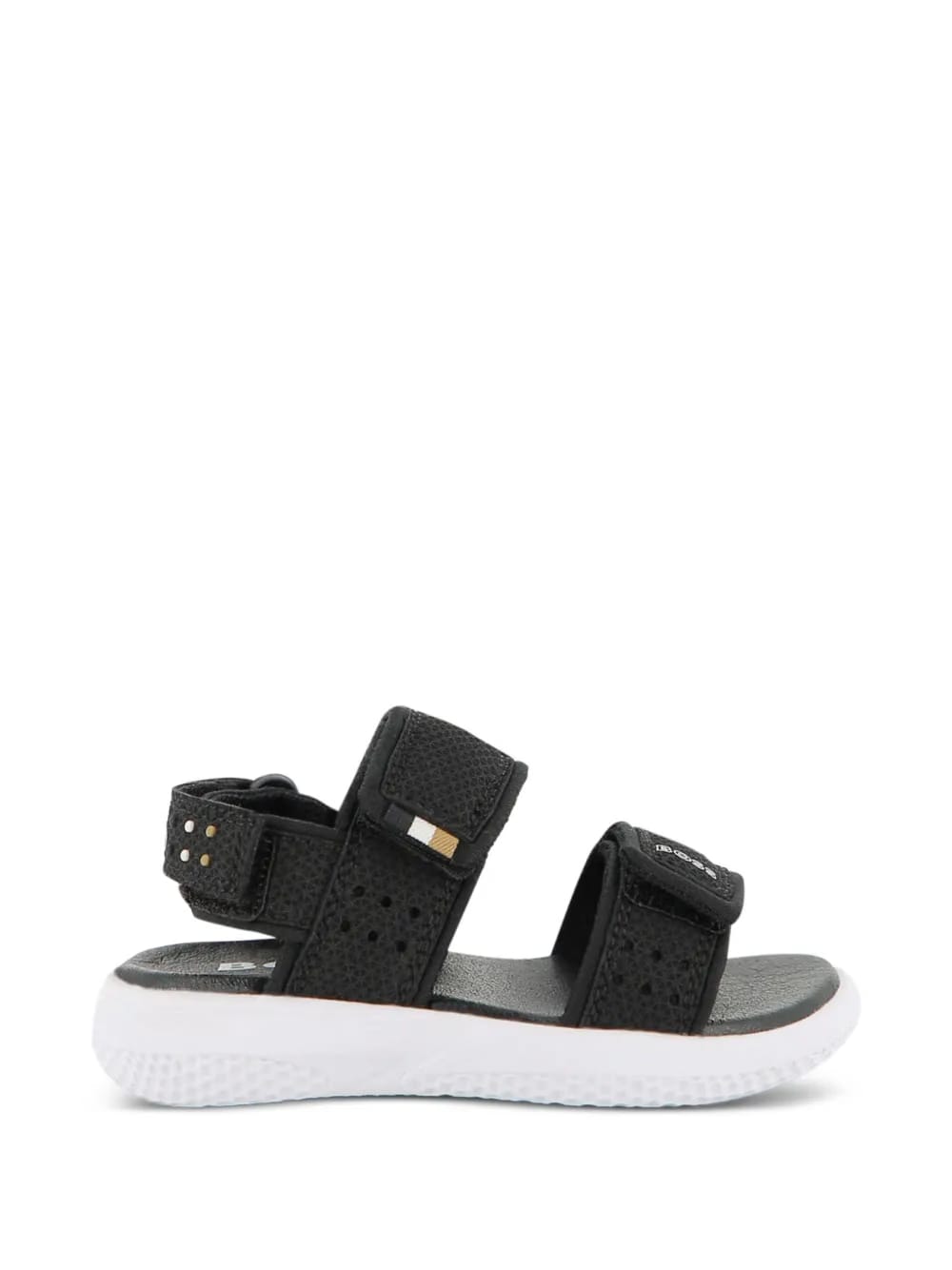 logo-strap sandals