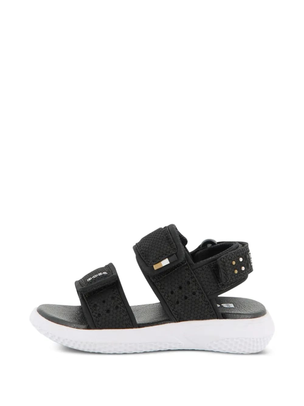 logo-strap sandals