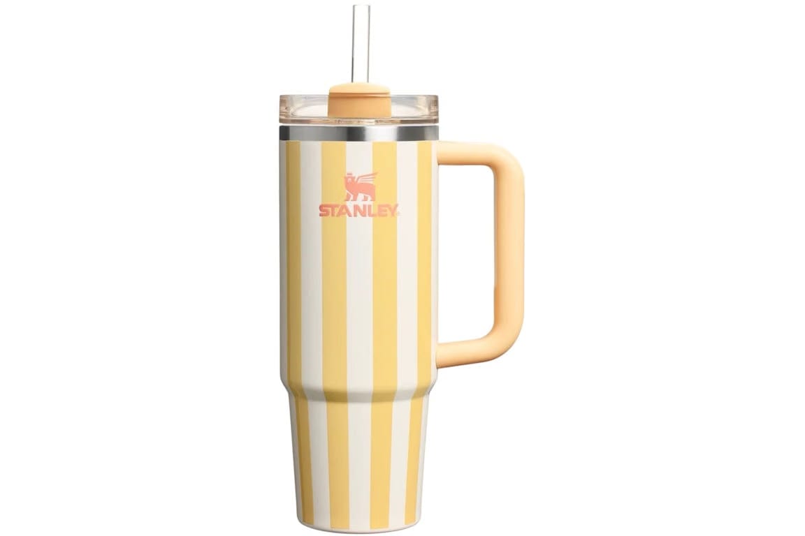 Stanley Flowstate Quencher 30oz Tumbler Butter Cabana Gloss