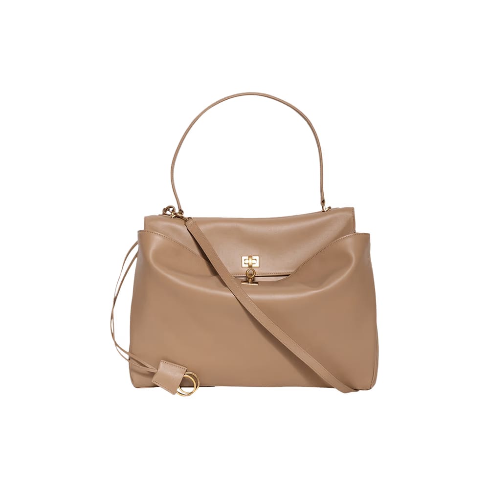 Balenciaga Rodeo Large Handbag Latte