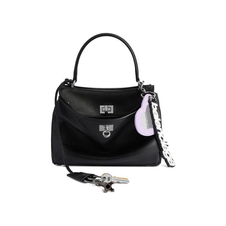 Balenciaga Rodeo Handbag Mini With Charms Black