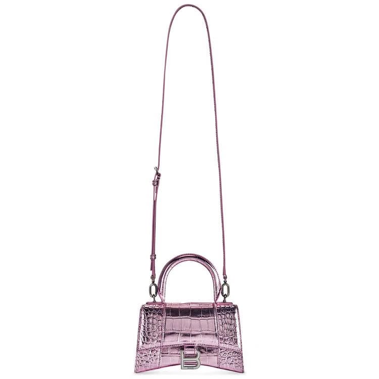 Balenciaga Hourglass XS Handbag Pink